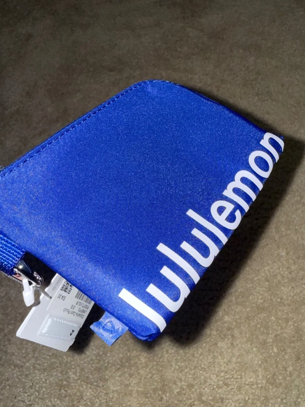 NWT Lululemon Clippable Card Pouch Riverside Blue